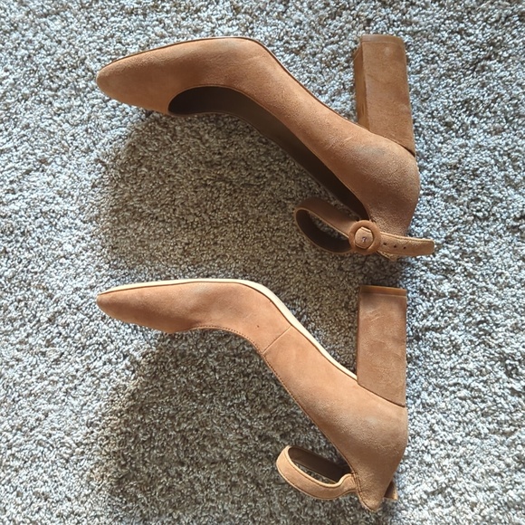 Camel marc Fisher block heel size 9.5 - Picture 3 of 8